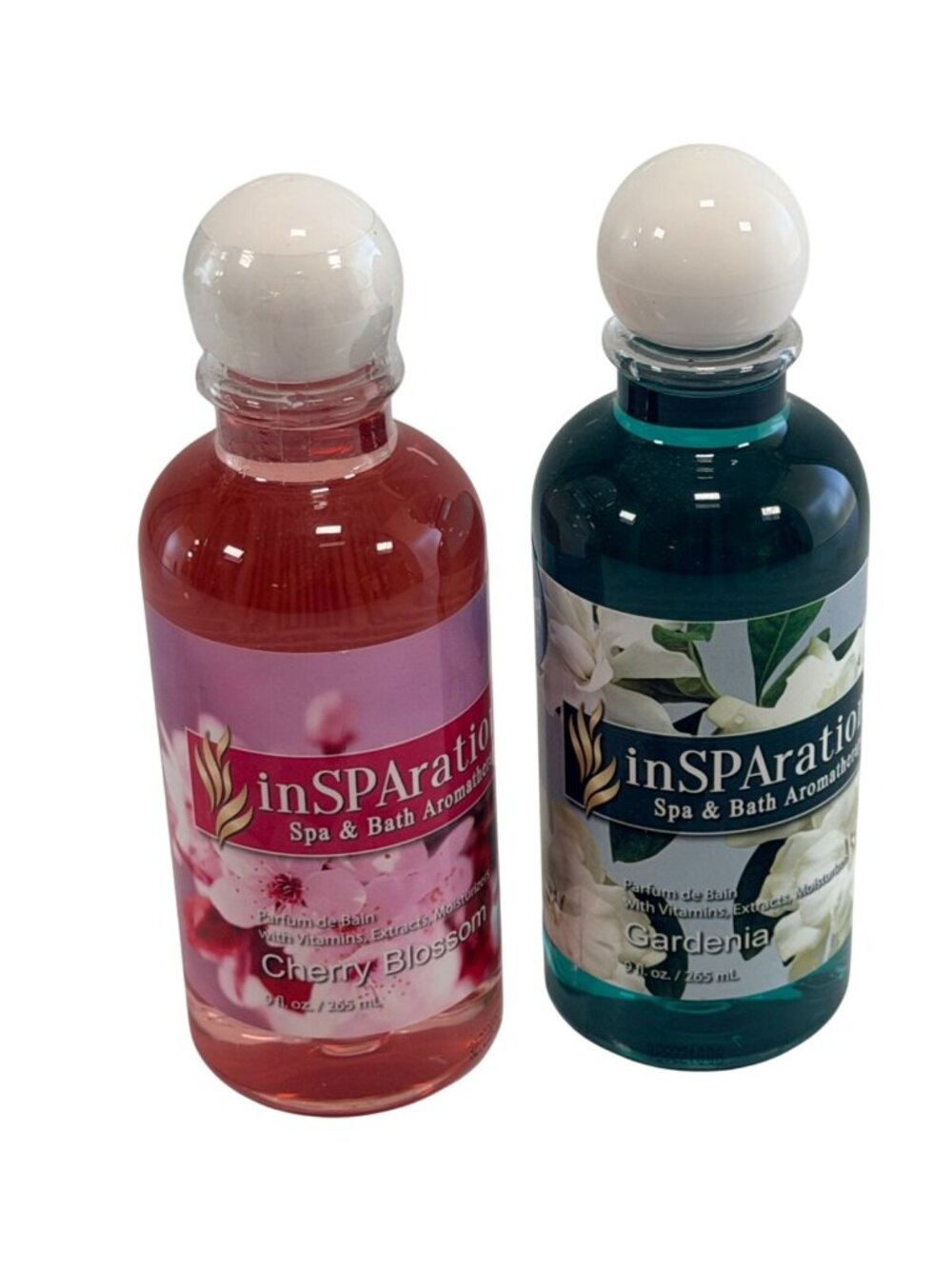 2 NEW inSPAration Spa & Bath Aromatherapy Cherry Blossom & Gardenia 9oz Each - Picture 4 of 4